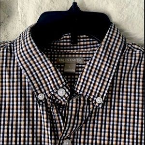 Cotton Plaid Casual Button Down